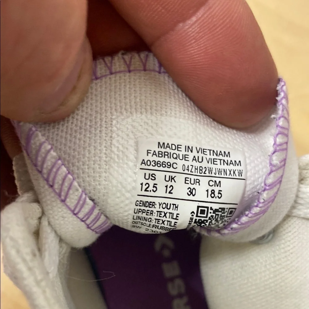 Converse Chuck Taylor All Star Move Color Pop Platform‎ white & purple high top